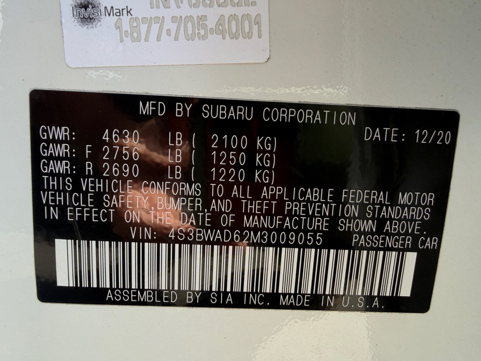 Used 2021 Subaru Legacy Premium AWD/4WD image 18