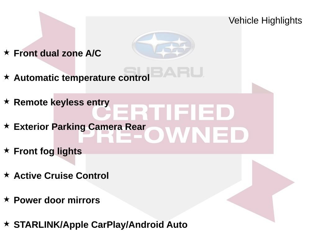 Certified 2024 Subaru Crosstrek 2.0i Premium AWD/4WD image 19