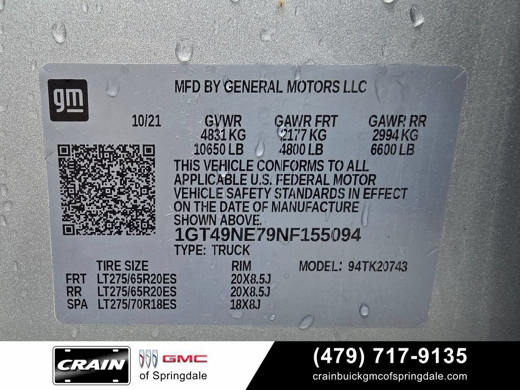 Used 2022 GMC Sierra 2500 SLT AWD/4WD image 33