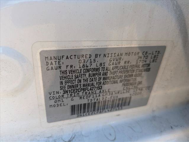 Used 2015 Nissan Versa Note SV FWD image 14