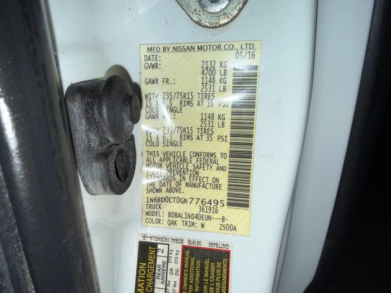 Used 2016 Nissan Frontier S RWD image 26