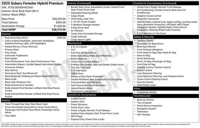 Certified 2025 Subaru Forester Premium image 3