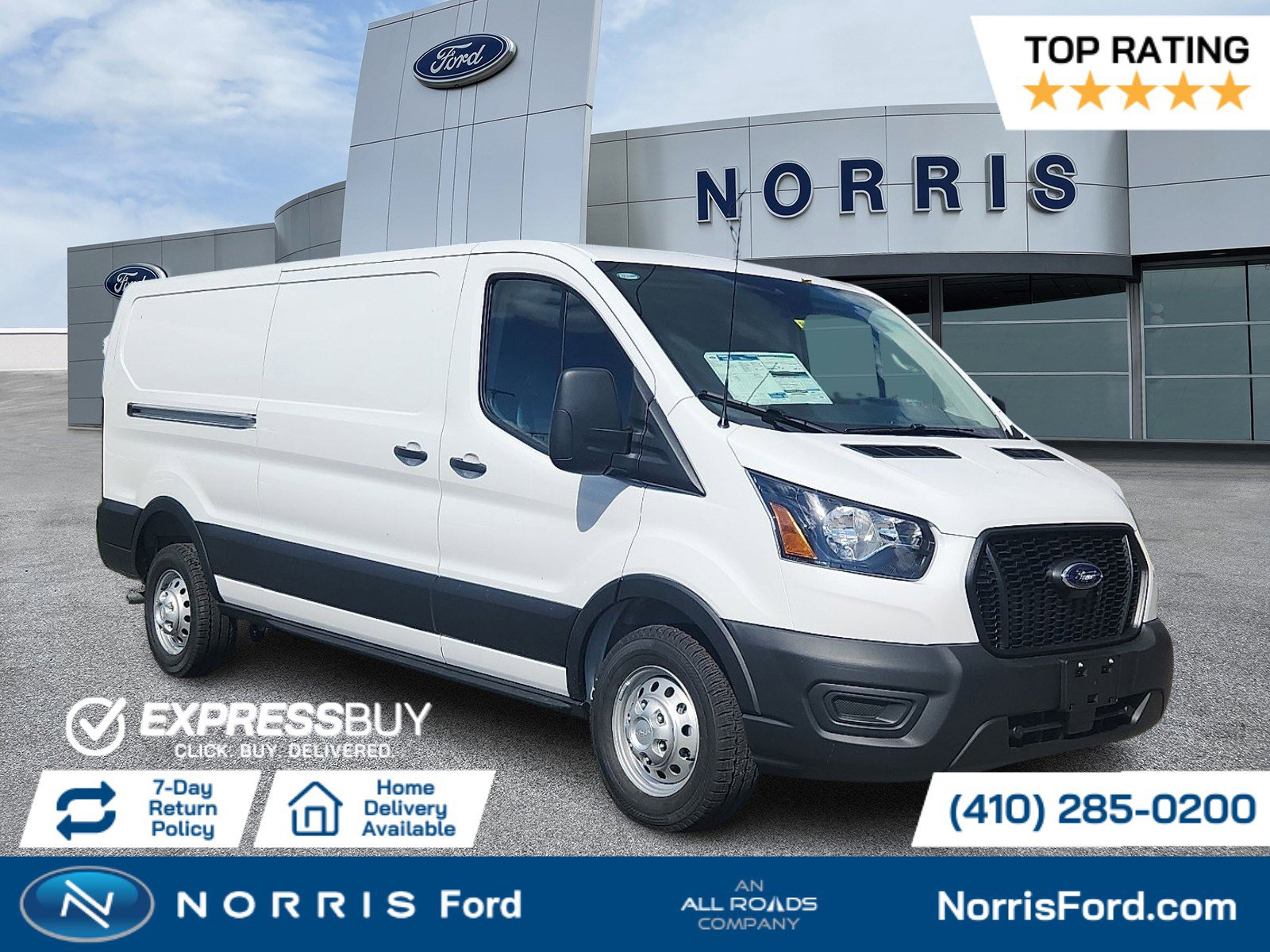 New 2025 Ford Transit 250 Low Roof AWD w/ Load Area Protection Package