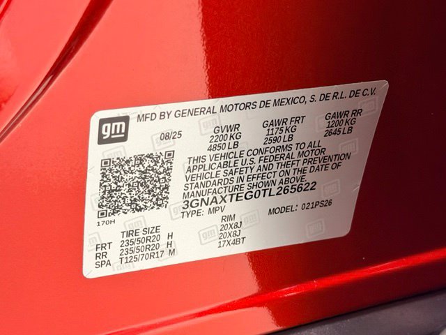 Certified 2026 Chevrolet Equinox RS w/ Convenience Package III AWD/4WD image 22