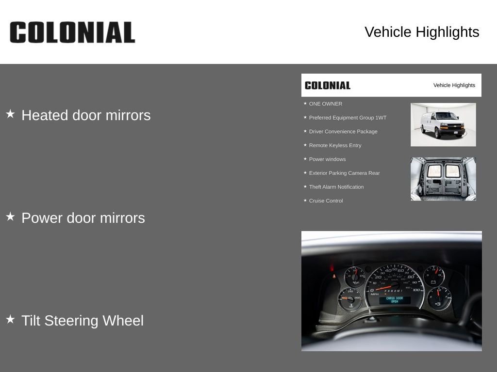 Certified 2022 Chevrolet Express 2500 Extended w/ Driver Convenience Package image 12