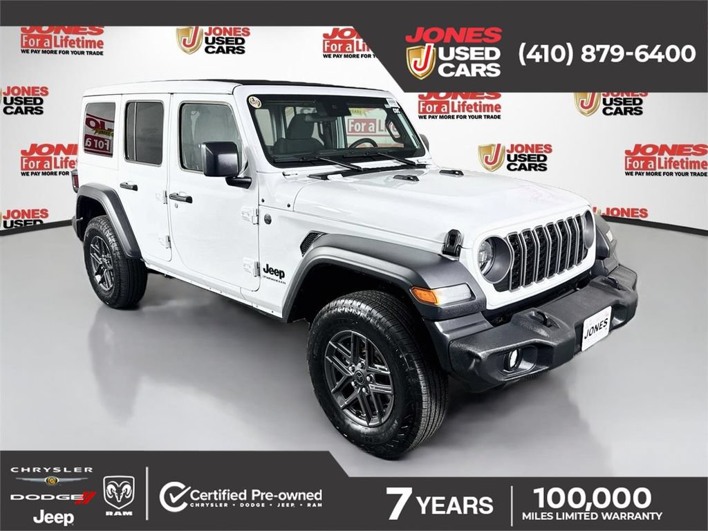 Certified 2025 Jeep Wrangler Unlimited Sport
