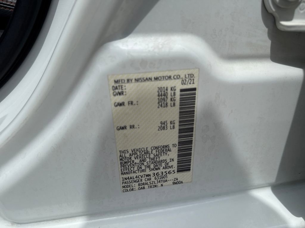 Used 2021 Nissan Altima 2.0 SR FWD image 30
