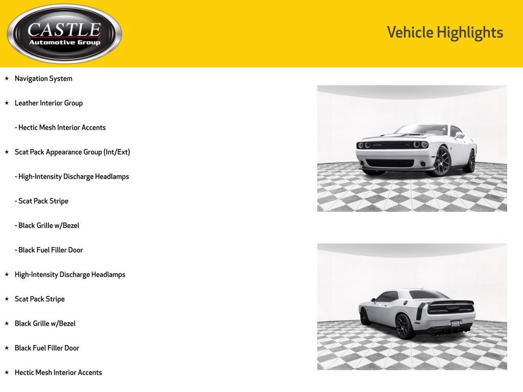 Used 2018 Dodge Challenger R/T Scat Pack w/ Leather Interior Group RWD image 4