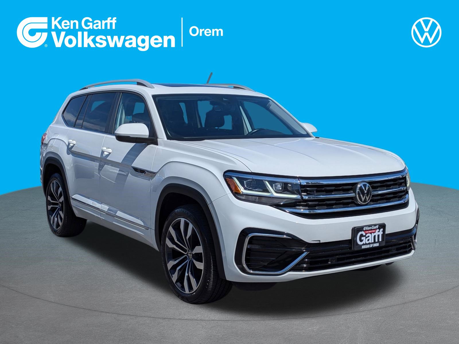 Used 2021 Volkswagen Atlas SEL R-Line AWD/4WD image 1