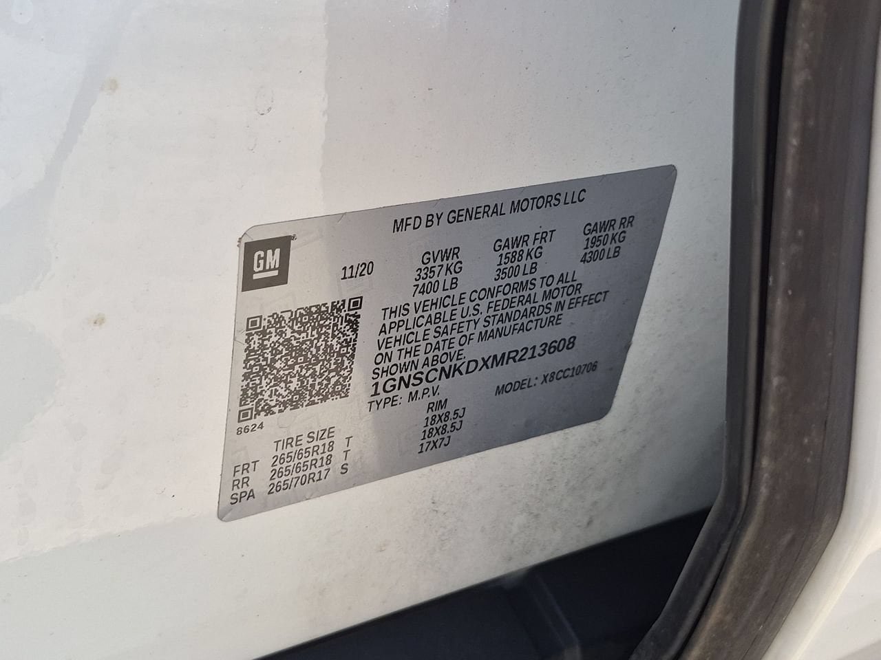 Certified 2021 Chevrolet Tahoe LT RWD image 26