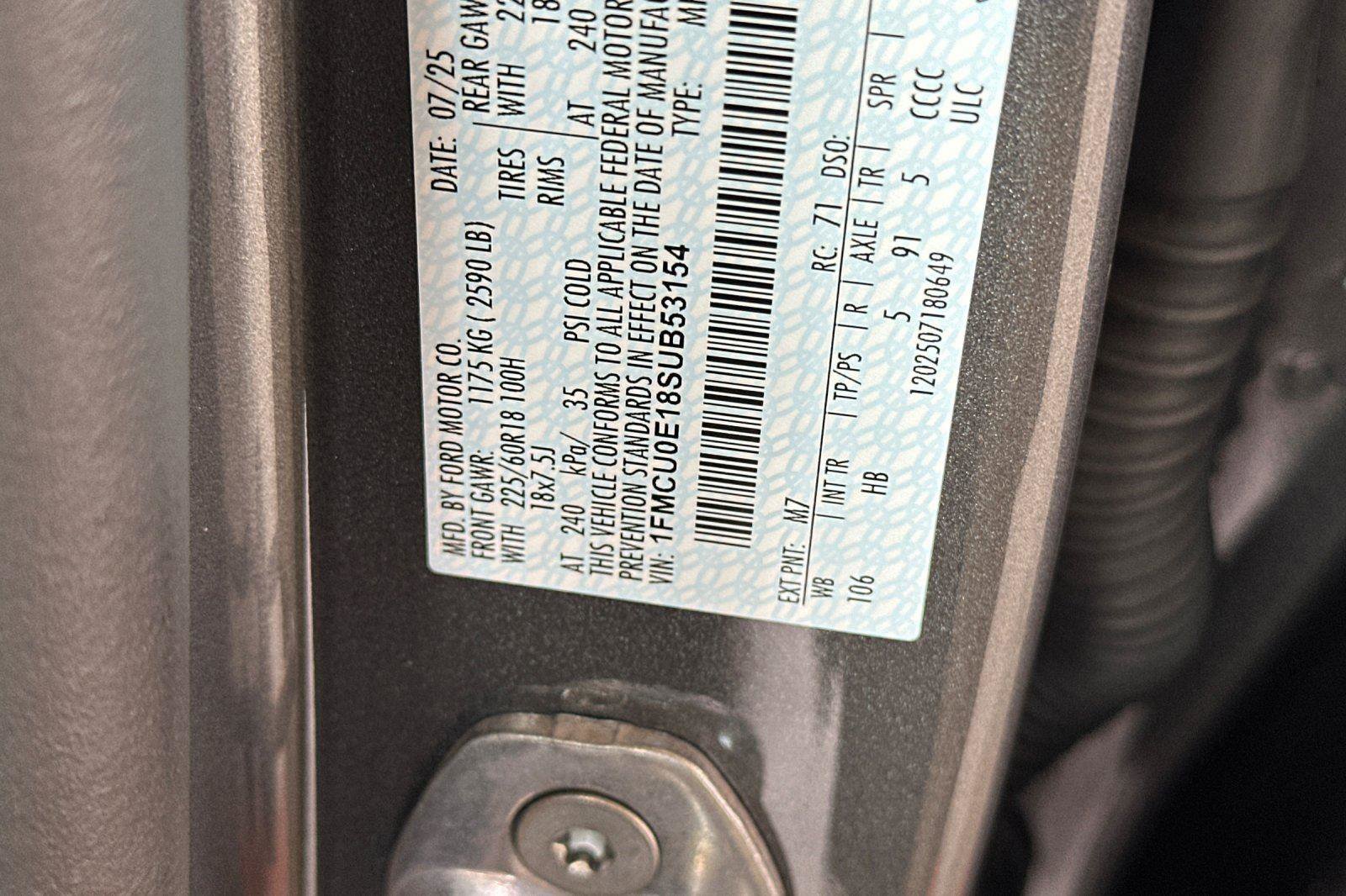 New 2025 Ford Escape SE image 24