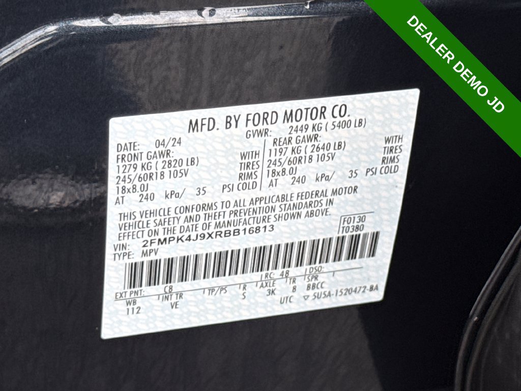 Used 2024 Ford Edge SEL w/ Convenience Package AWD/4WD image 24