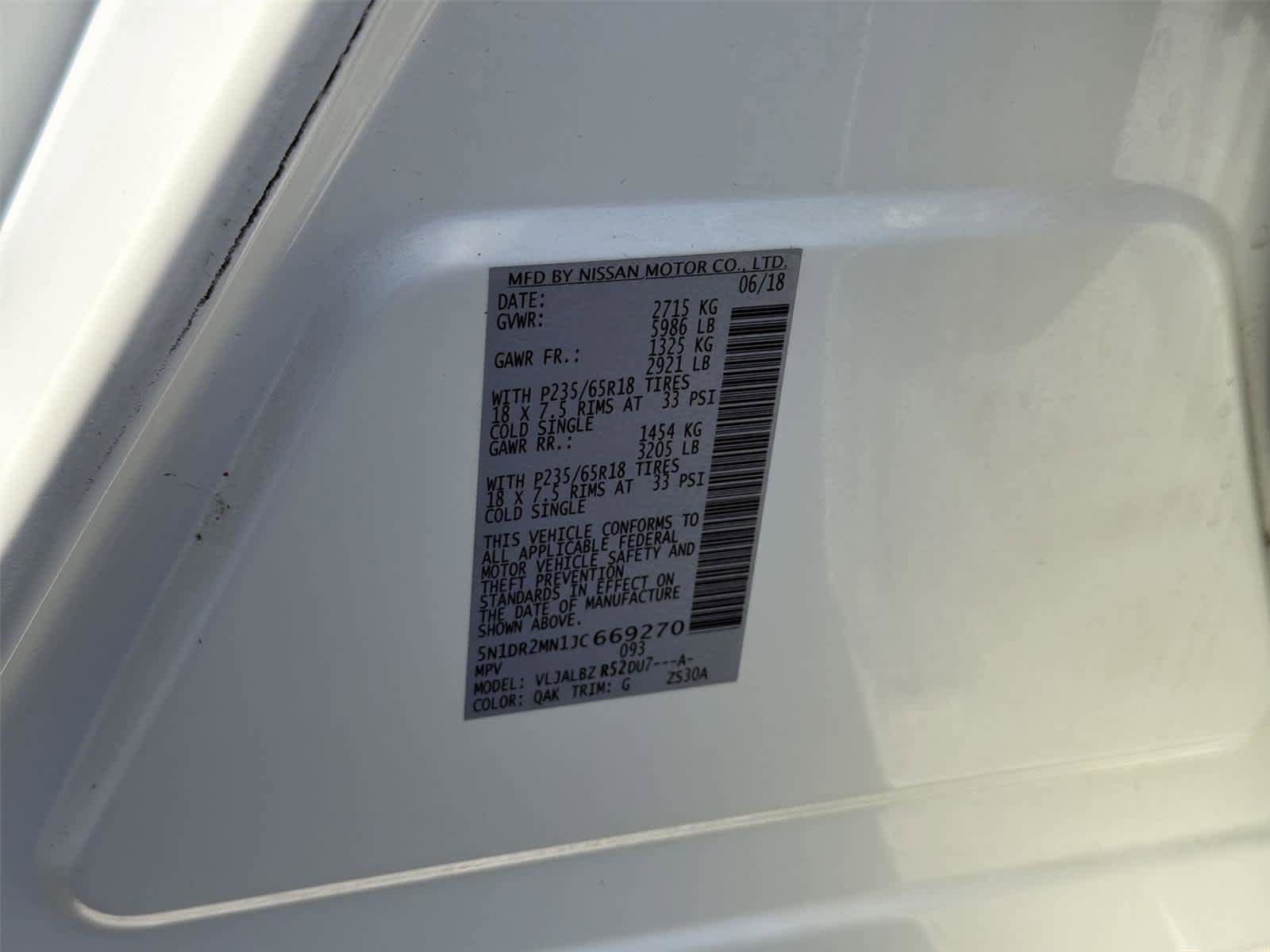 Used 2018 Nissan Pathfinder S FWD image 22