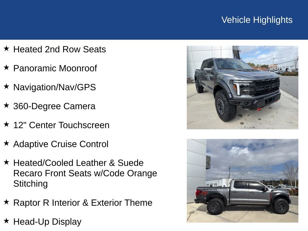 Used 2024 Ford F150 Raptor w/ Equipment Group 803A Raptor R image 32