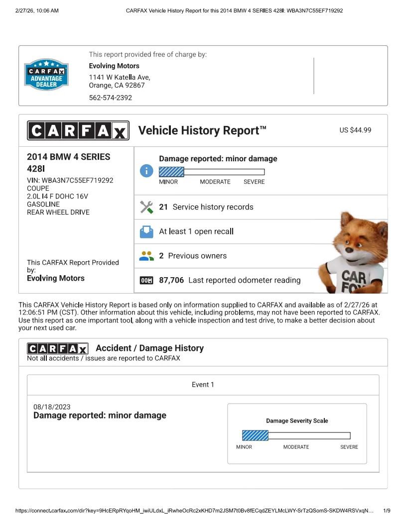 Used 2014 BMW 428i Coupe image 3