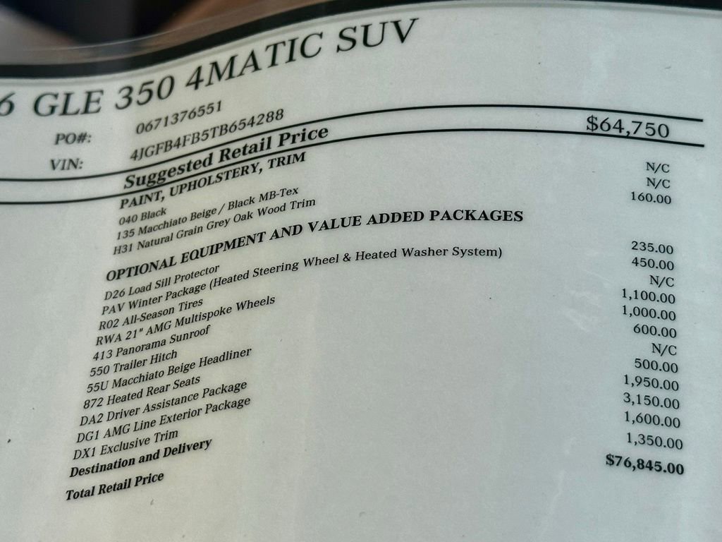 New 2026 Mercedes-Benz GLE 350 4MATIC image 19