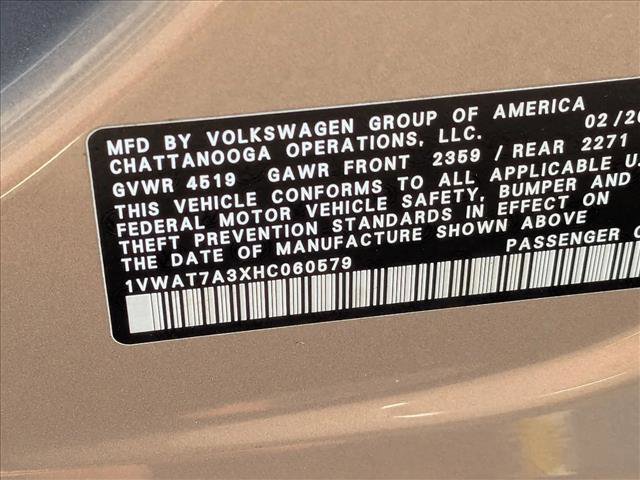 Used 2017 Volkswagen Passat 1.8T S FWD image 22