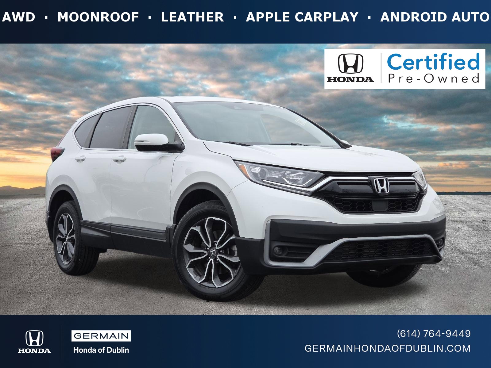 Certified 2021 Honda CR-V EX-L