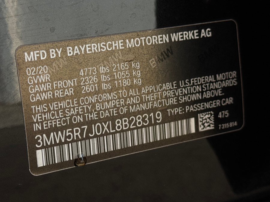 Used 2020 BMW 330i xDrive Sedan w/ Premium Package AWD/4WD image 75