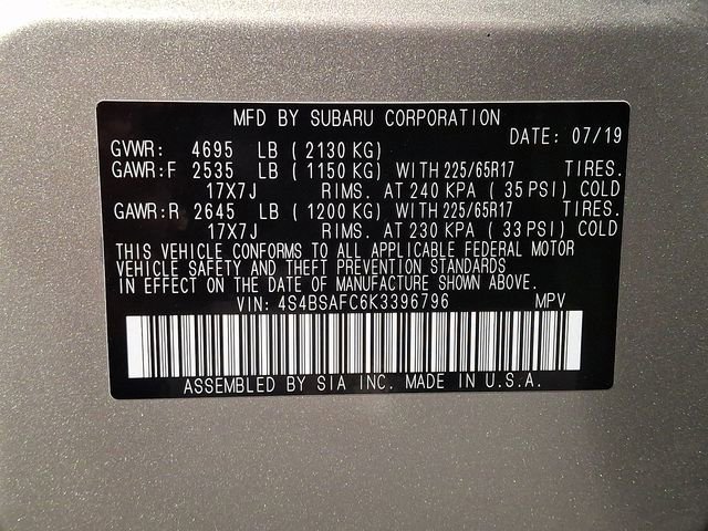 Used 2019 Subaru Outback 2.5i Premium AWD/4WD image 25