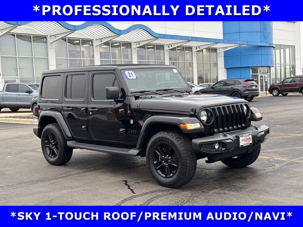 Used 2021 Jeep Wrangler Unlimited Sahara image 3