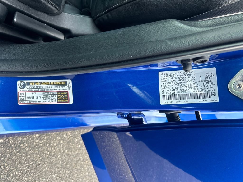 Used 2019 Honda Civic Sport image 29