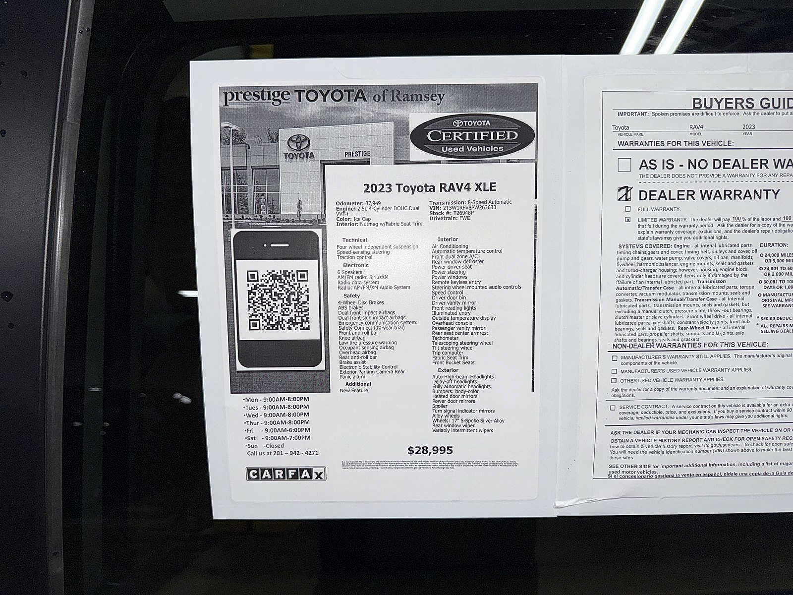 Used 2023 Toyota RAV4 XLE FWD image 13