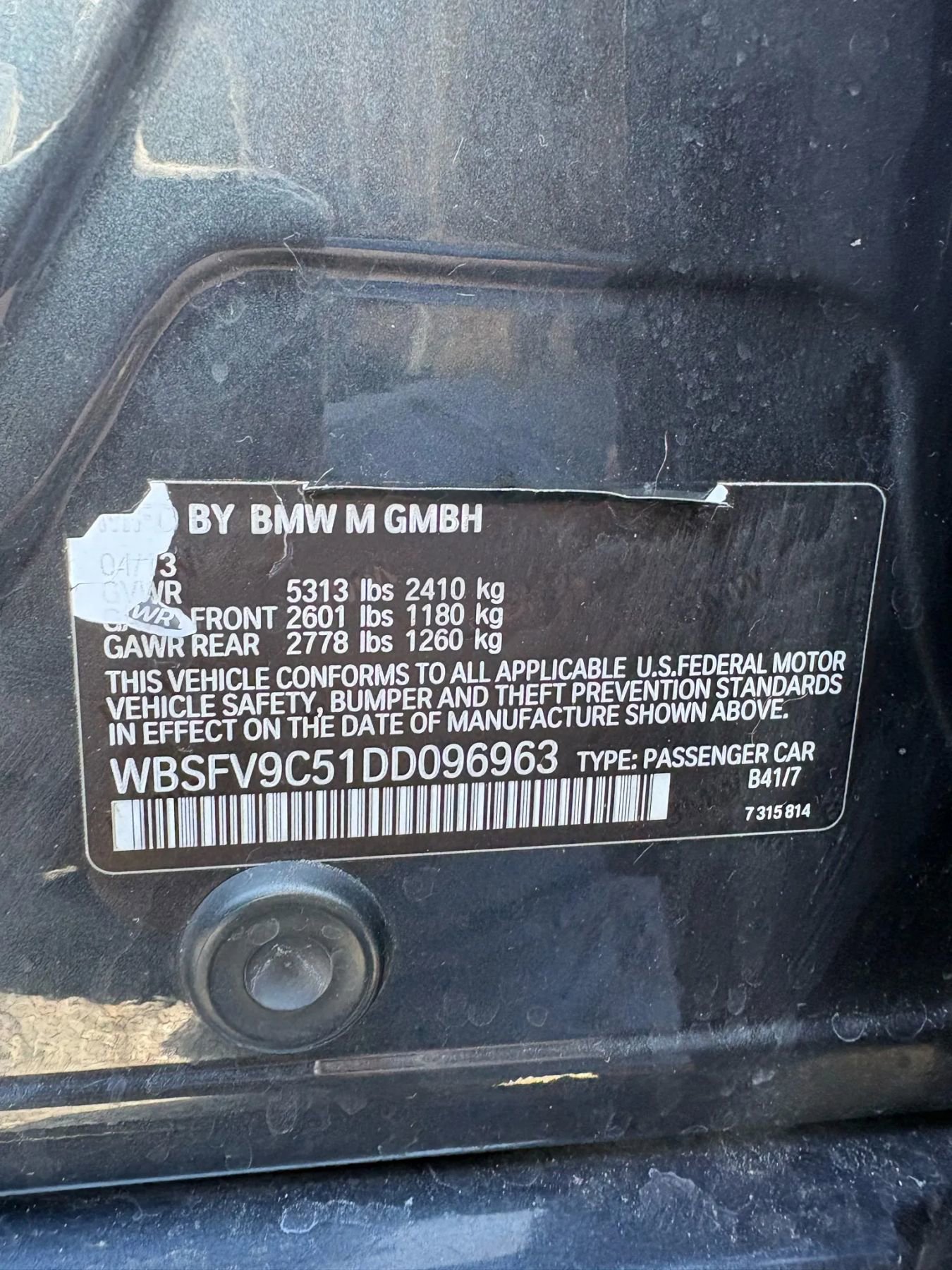 Used 2013 BMW M5 Sedan 4D w/ Executive Pkg RWD image 30
