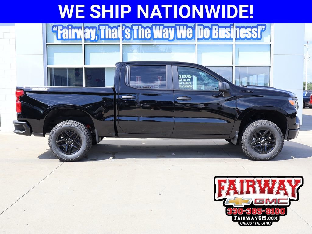 New 2026 Chevrolet Silverado 1500 Custom Trail Boss w/ Midnight Edition AWD/4WD image 1