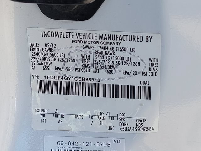 Used 2012 Ford F450 XL w/ PWR Equipment Group RWD image 16