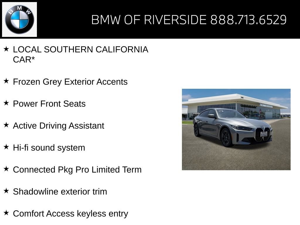 Certified 2023 BMW i4 eDrive40 w/ Premium Package RWD image 15