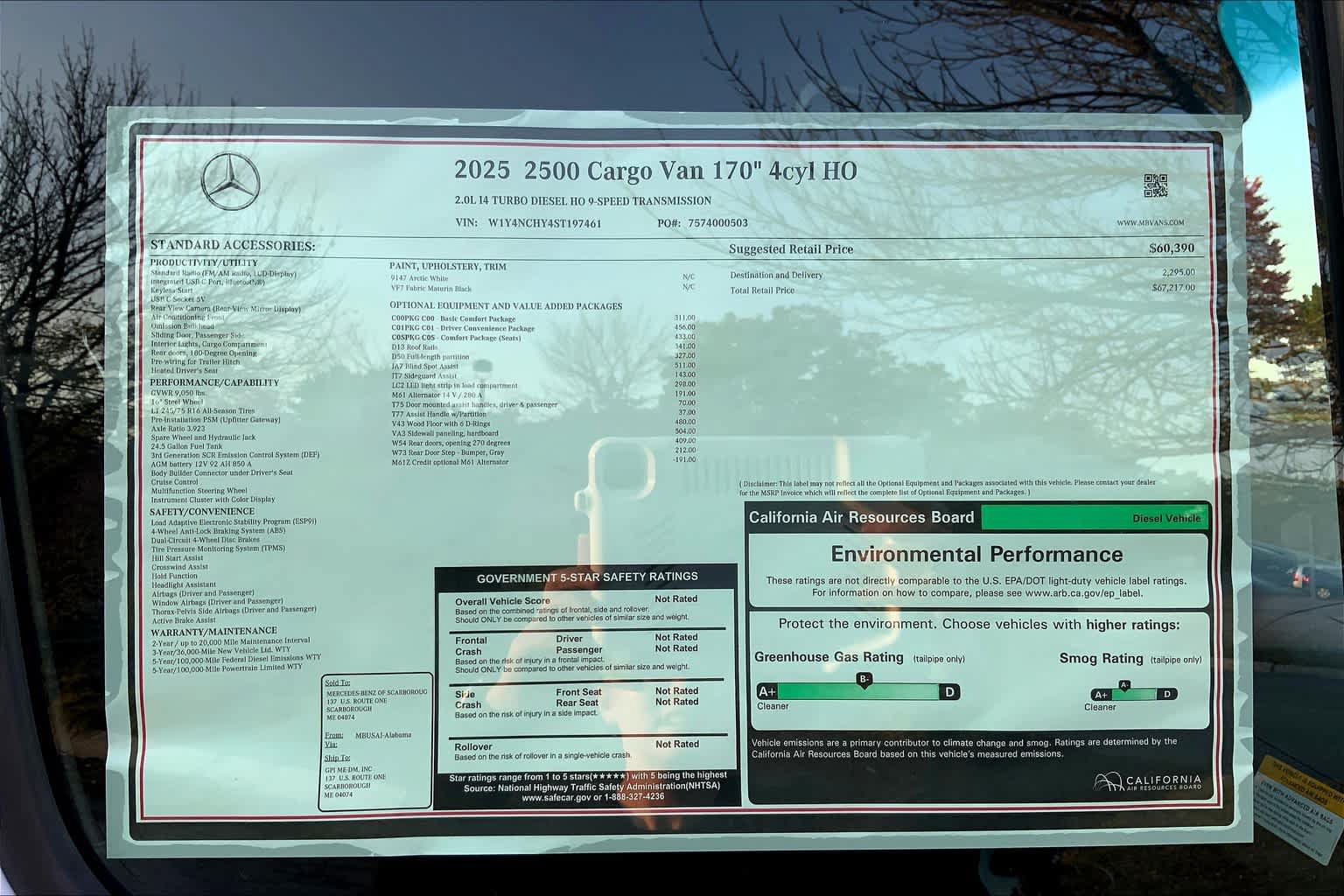 Certified 2025 Mercedes-Benz Sprinter 2500 image 27