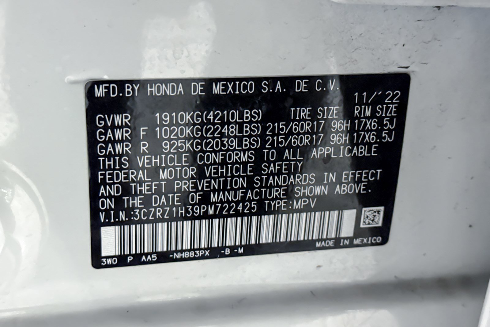 Used 2023 Honda HR-V LX image 21