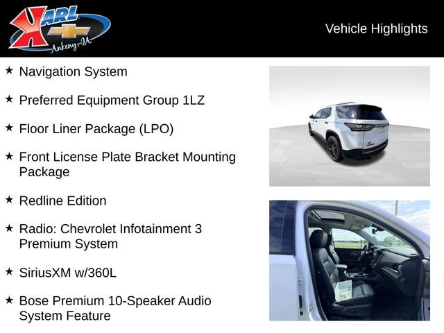 Used 2020 Chevrolet Traverse Premier w/ Redline Edition AWD/4WD image 2