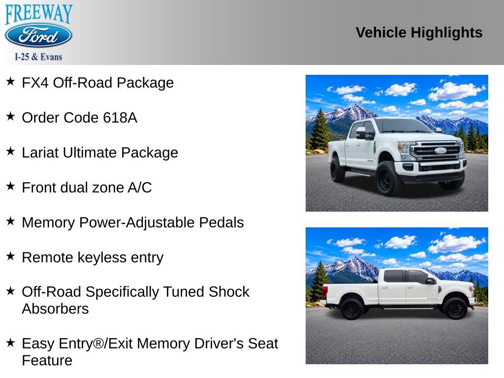 Used 2022 Ford F350 Lariat w/ Lariat Ultimate Package AWD/4WD image 2