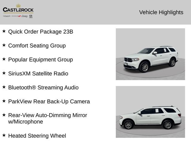 Certified 2016 Dodge Durango SXT w/ Quick Order Package 23B AWD/4WD image 4