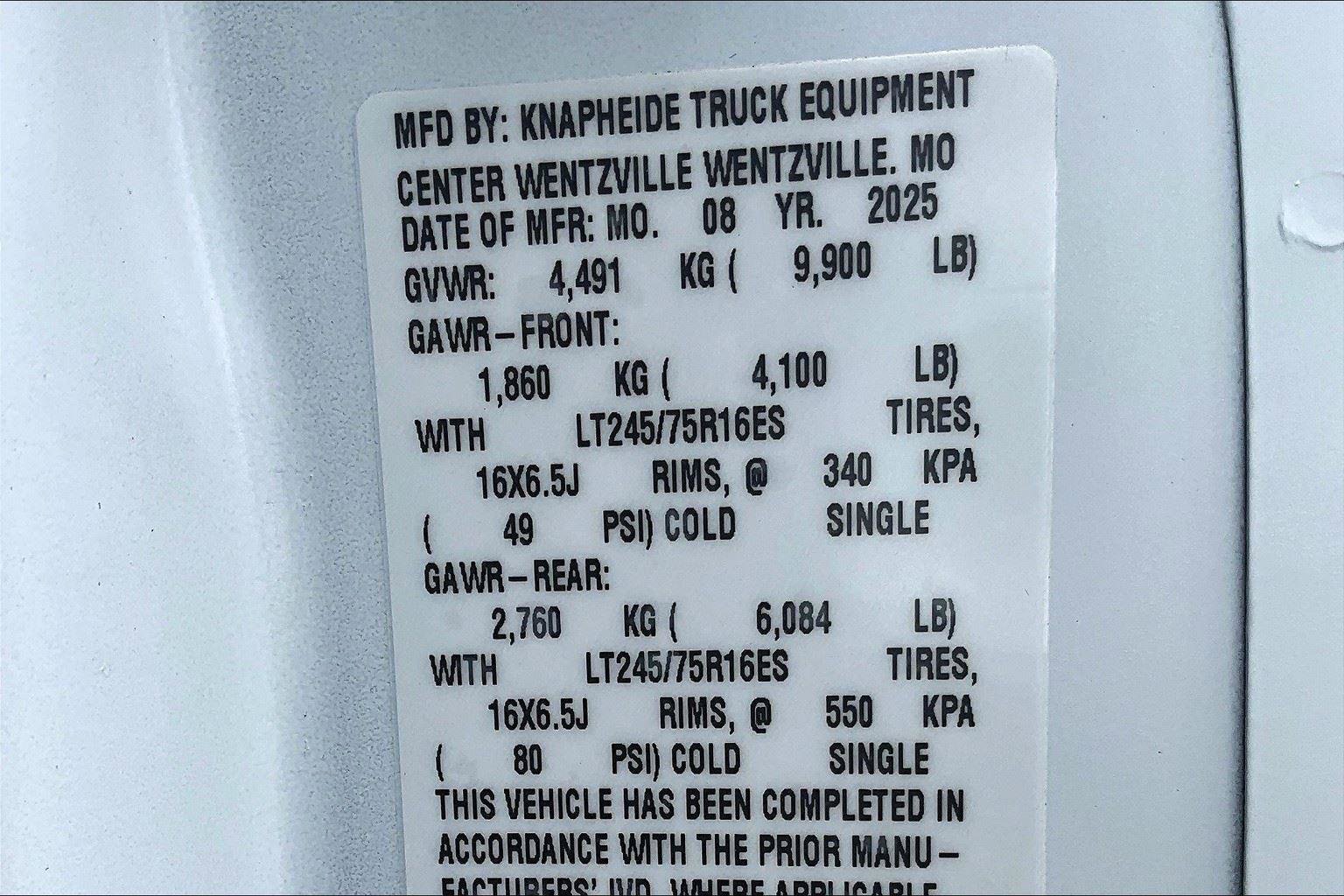 New 2025 Chevrolet Express 3500 w/ Power Convenience Package image 13