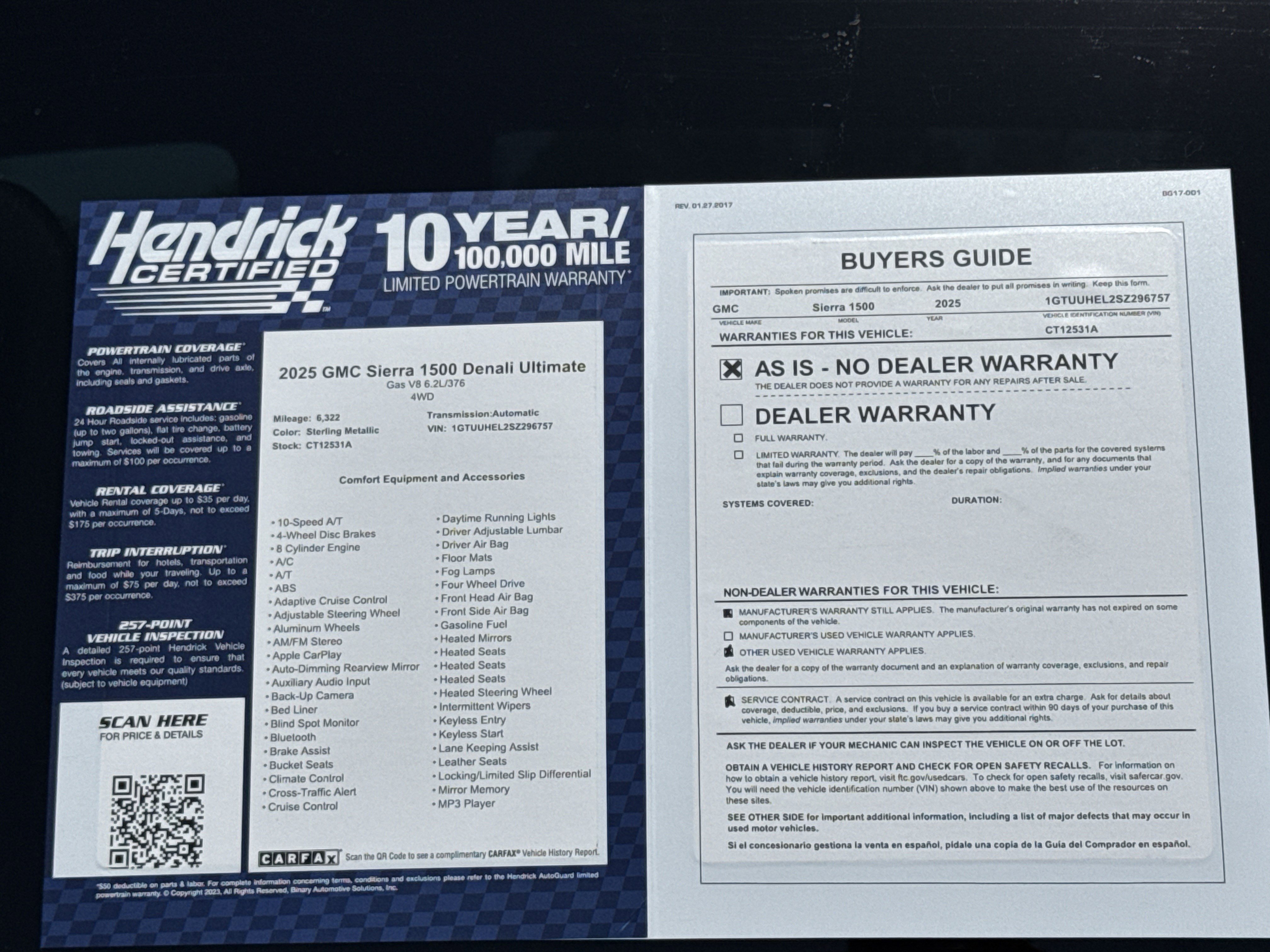 Used 2025 GMC Sierra 1500 Denali Ultimate AWD/4WD image 39