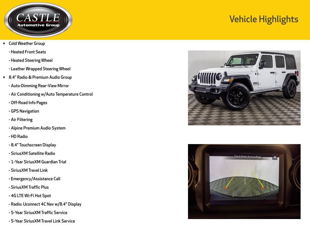 Used 2022 Jeep Wrangler Unlimited Sport AWD/4WD image 12