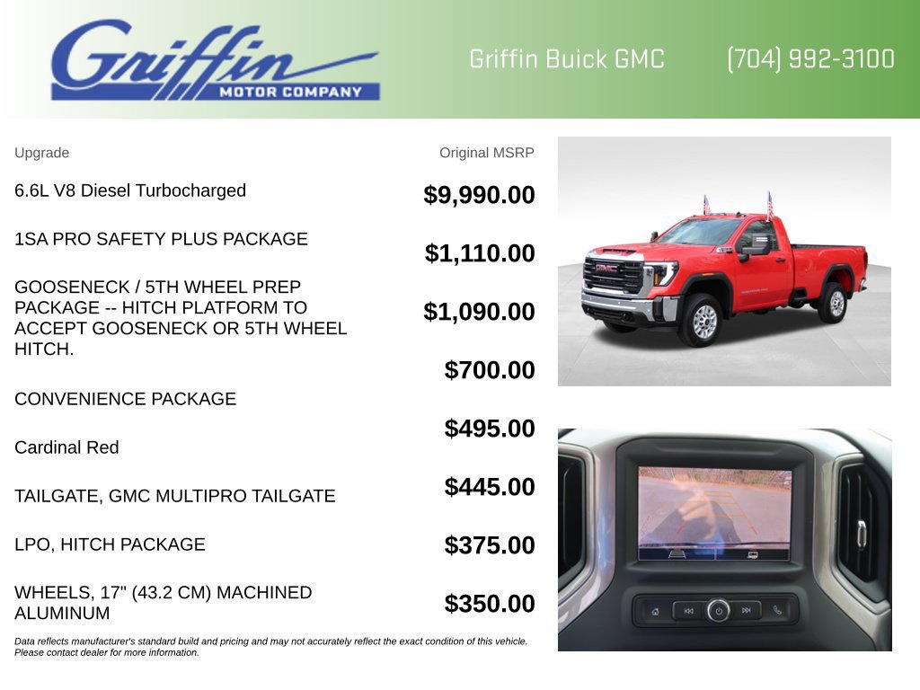 New 2026 GMC Sierra 2500 Pro w/ 1SA Pro Safety Plus Package AWD/4WD image 5