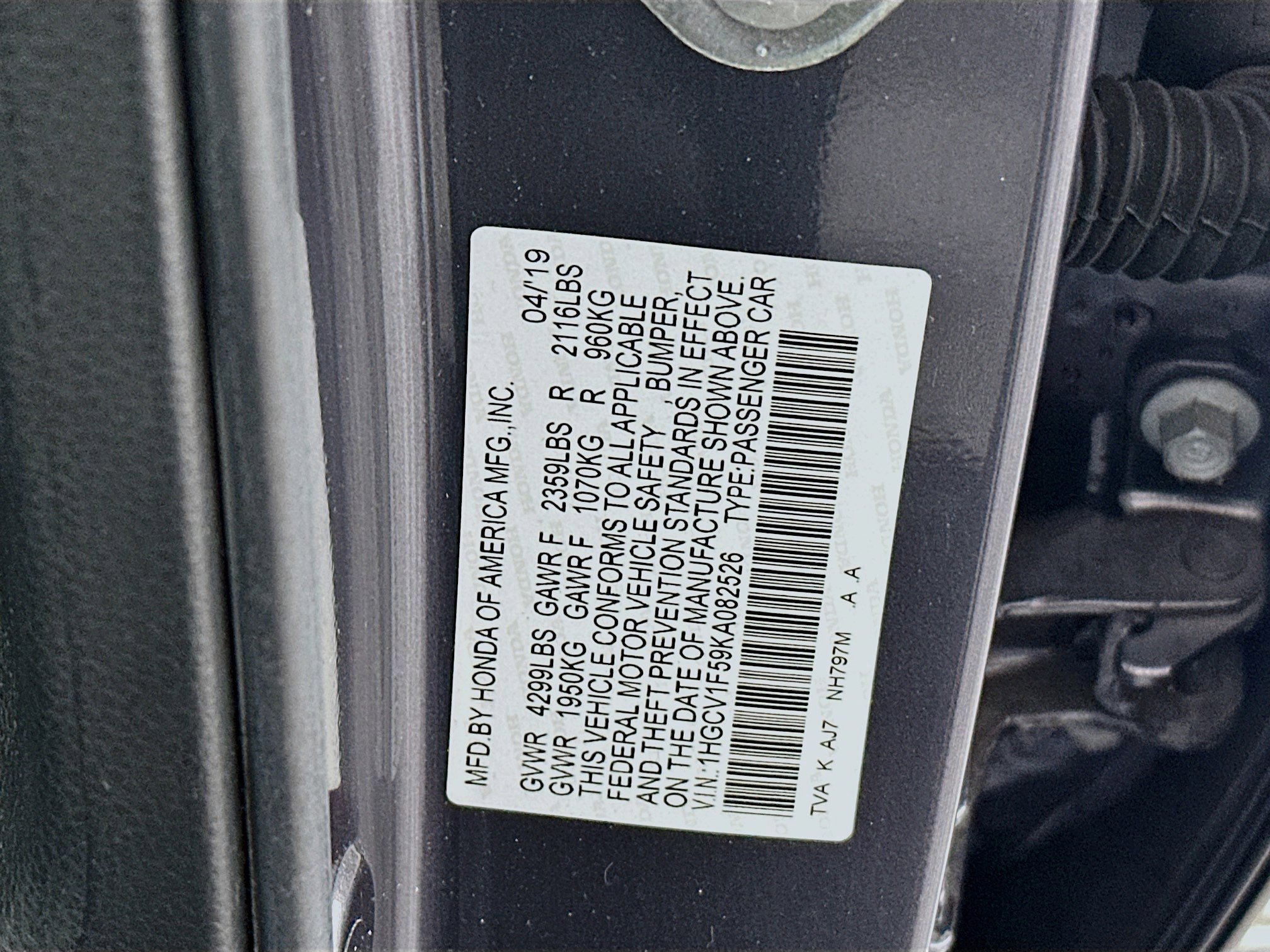 Used 2019 Honda Accord EX-L image 12