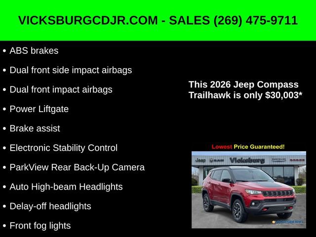 New 2026 Jeep Compass Trailhawk image 16
