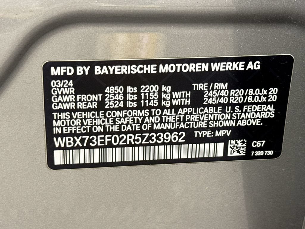 Used 2024 BMW X1 xDrive28i w/ Convenience Package AWD/4WD image 39
