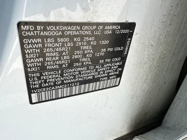 Used 2021 Volkswagen Atlas Cross Sport SEL R-Line w/ Cross Sport MDO Package FWD image 26