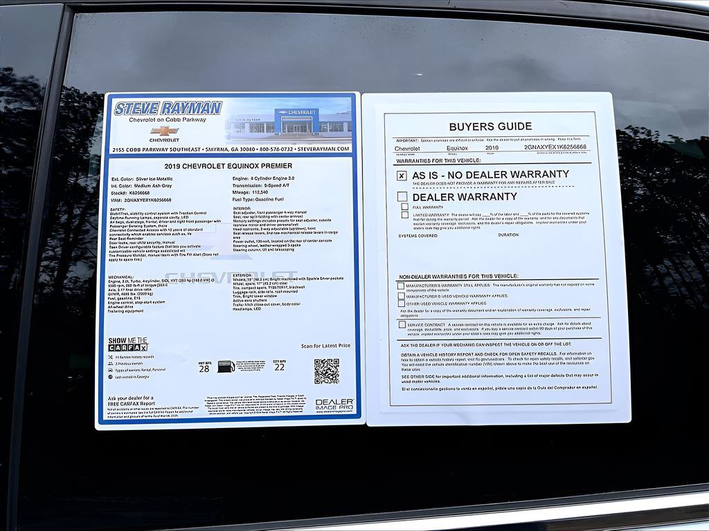 Certified 2019 Chevrolet Equinox Premier image 28