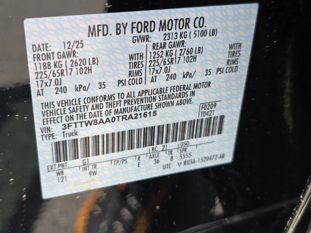 New 2026 Ford Maverick XL FWD image 35