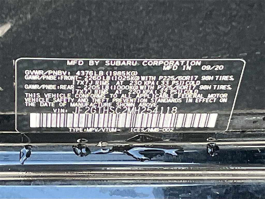 Used 2021 Subaru Crosstrek 2.5i Sport w/ Moonroof Package image 31