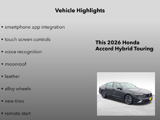 New 2026 Honda Accord Touring image 15