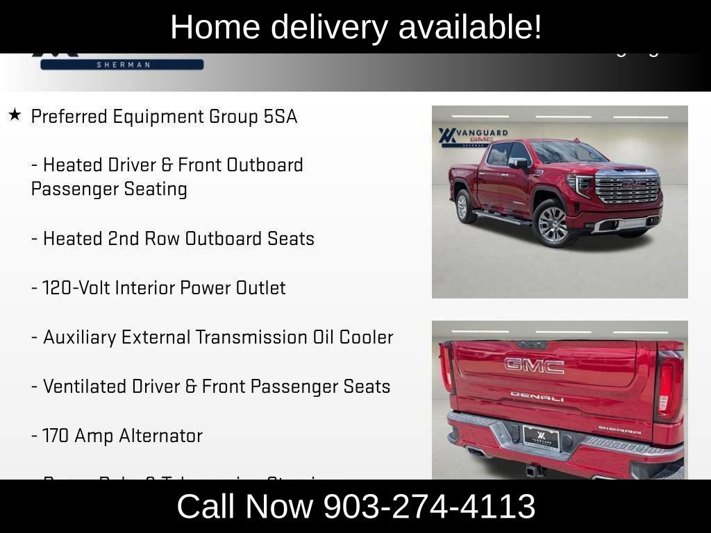 Used 2024 GMC Sierra 1500 Denali w/ Technology Package AWD/4WD image 83