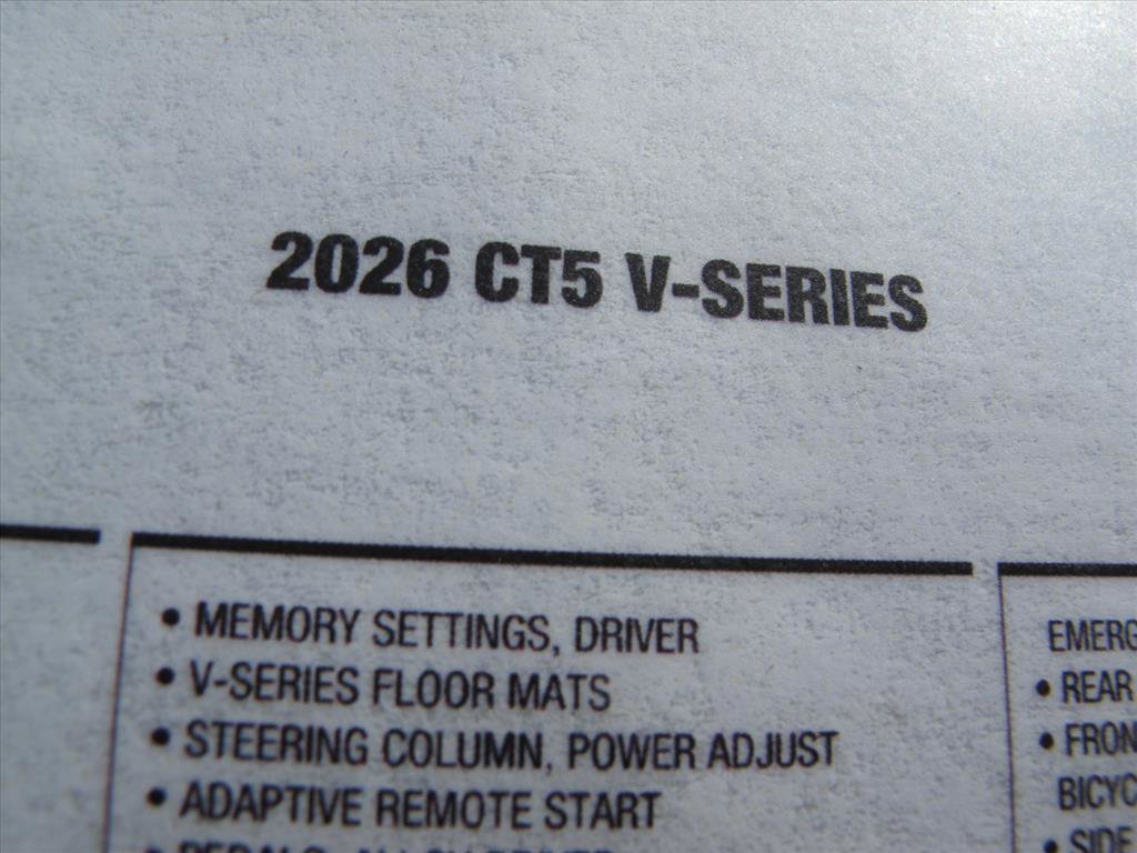 New 2026 Cadillac CT5 V RWD image 9